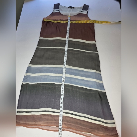 Sleeveless Lined Silk Lafayette Dress - Picture 7 of 10